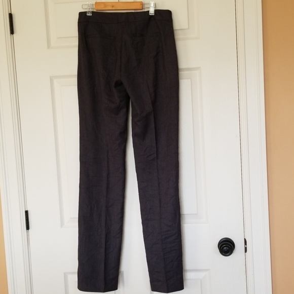 Tahari TERRY Stretch Poly Blend Straight Leg Pants Trousers - Picture 10 of 13